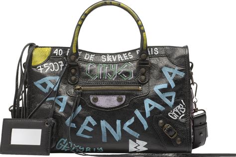 balenciaga graffiti bag fake